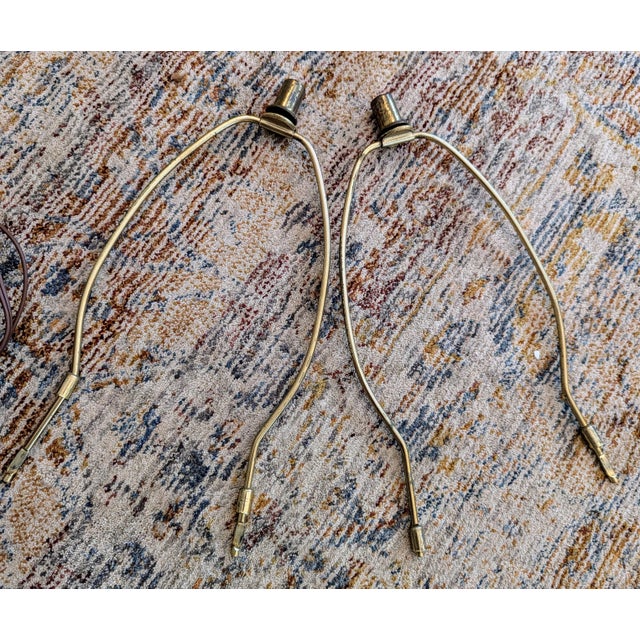 Mid 20th Century French Figurative Lamp Boy Girl Peasants Chalkware - a Pair For Sale - Image 10 of 13