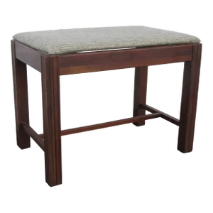 Early 1900s Vanity Stool Bench Ottoman
