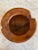 Vintage 1970s Live Edge Handcarved Olivewood Burl Bowl For Sale - Image 9 of 11