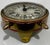 Vtg. Elgin Alarm Clock Germany Mother of Pearl Dial Solid Brass Accents Mechanical Wind Works For Sale - Image 6 of 10