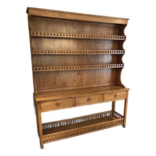 Hooker 2pc Welsh Cupboard For Sale