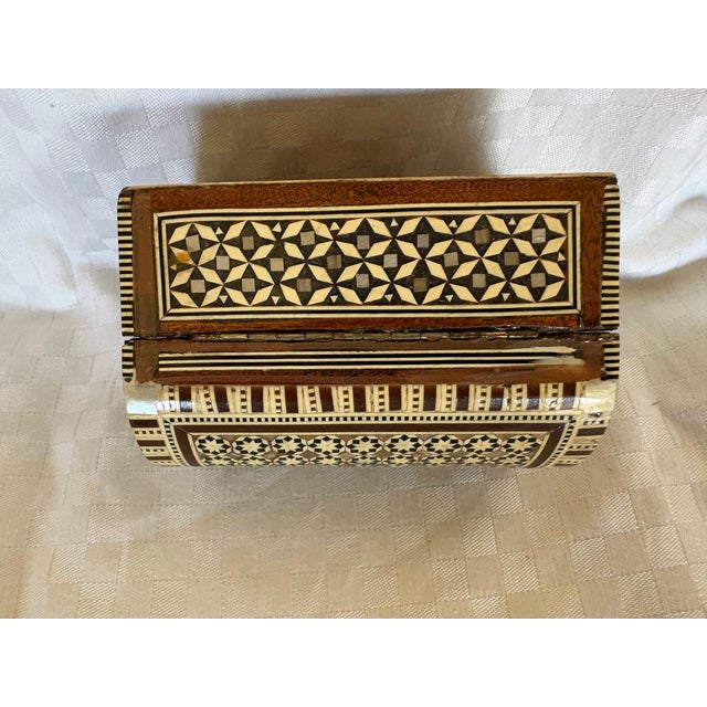 1950s Inlaid Domed Box For Sale - Image 13 of 13