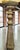18c Style White Gold Giltwood Standing Floor Lamp W Custom Shade.