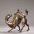 Late 19th Century Gilt Bronze Camel With Rider Figurine, Detailed Engravings For Sale - Image 4 of 9