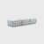Not Yet Made - Made To Order Curt Modular Set - Flexible Bench - Barcelona - River - V3347/33 (Light Blue) by Ambivalenz, Set of 3 For Sale - Image 5 of 5