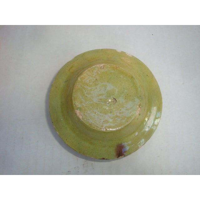 Miniature Antique Majolica Plate With Nuts Trompe l'Oeil Faience For Sale - Image 4 of 4
