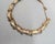 Gold Vintage Late 1950s Signed Boucher Goldtone Collar Necklace For Sale - Image 8 of 12