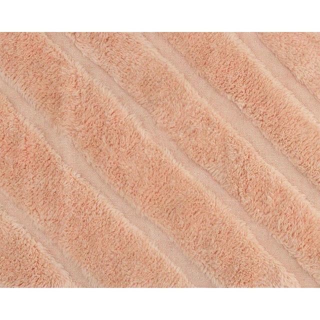 Pink Hand-Knotted Rug by Azele Studio For Sale - Image 8 of 11