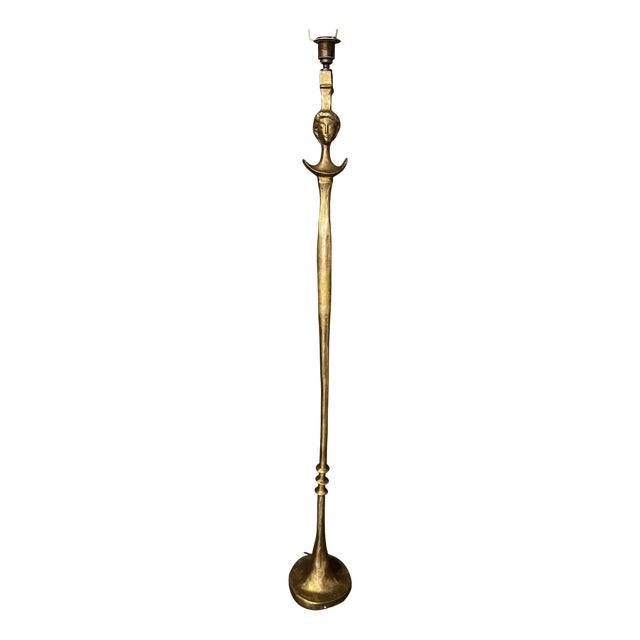 Vintage Lamp in Bronze by Alberto Giacometti, 1970s For Sale