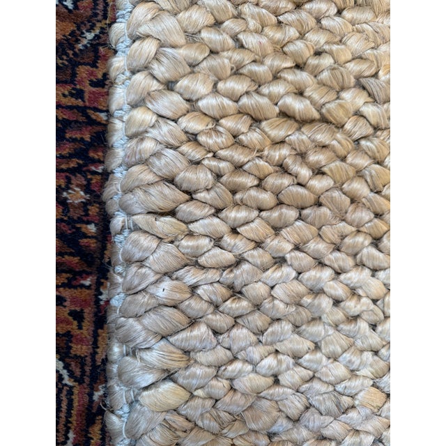 8ft2in × 9ft 8in Restoration Hardware Pebbles Natural Jute Area Rug For Sale - Image 9 of 11