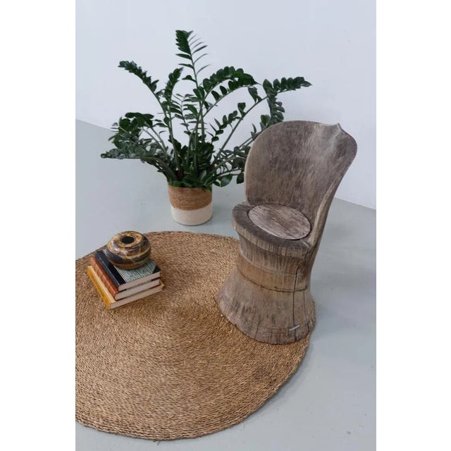 Antique Norwegian Kubbestol Stump Chair with Carvings, 1800s For Sale - Image 18 of 18