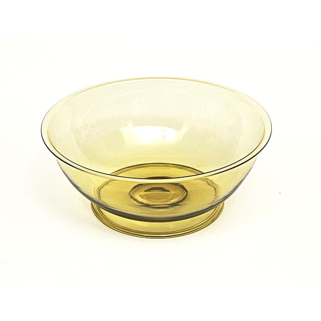 Vintage Murano Glass Bowl by Vittorio Zecchin for Cappellin and Venini, 1920s For Sale - Image 3 of 11