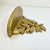 Wood 1970s Vintage Hollywood Regency Boho Chic Americana Syroco Wood Gilded Wall Bracket Shelf For Sale - Image 7 of 18