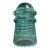Vintage Hemingray 9 Aqua or Teal Glass Insulator For Sale