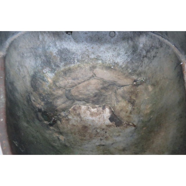 Fireside Copper Helmet Coal Bucket Flared Scuttle With Carrying Handles 5126b For Sale - Image 13 of 17