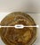 1970s Vintage Afghanistan Banded Calcite Bowl 14” Green & White Onyx Stone Collection MCM For Sale - Image 5 of 8