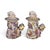 French Porcelain Figural Inkwells in the style of Kändler for Edmé Samson, 1860, Set of 2 For Sale - Image 4 of 16