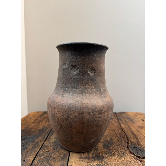 Sculpture Materials 1930s Clay Vessel Vase For Sale - Image 7 of 11