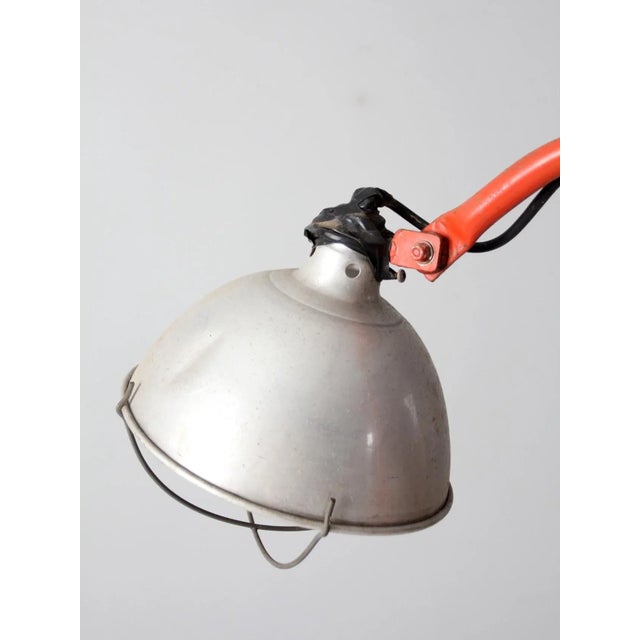 Vintage Industrial Work Lamp For Sale - Image 10 of 12