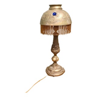 Antique Arts and Crafts French Reading Lamp, 1910 For Sale