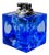 Blue Murano Glass Lighter attributed to Antonio Imperatore, Italy, 1970s For Sale