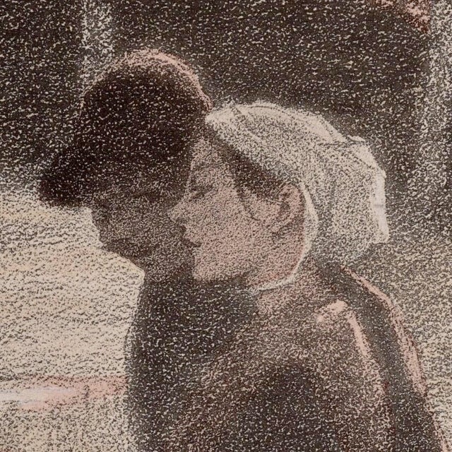 Fernand Louis Gottlob, La Promise, Lithograph on Paper For Sale - Image 4 of 10