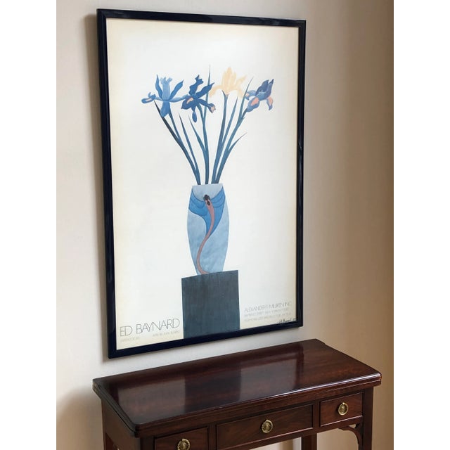 Late 20th Century 1980 Ed Baynard Watercolors Exhibition Lithograph -- Framed For Sale - Image 5 of 13