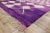 Purple Beni Mrirt Moroccan High-Low Rug - 08'06 X 13'08 For Sale In Dallas - Image 6 of 9