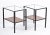 1960s Italian Iron, Glass & Wood Coffee Table, 1960s, Set of 2 For Sale - Image 5 of 18