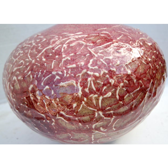 Japanese Tsubo California Otis School-Style Sgraffito Studio Pottery Seed Pot For Sale - Image 14 of 18