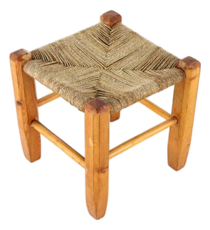 Oak Stool, Netherlands, 1960s