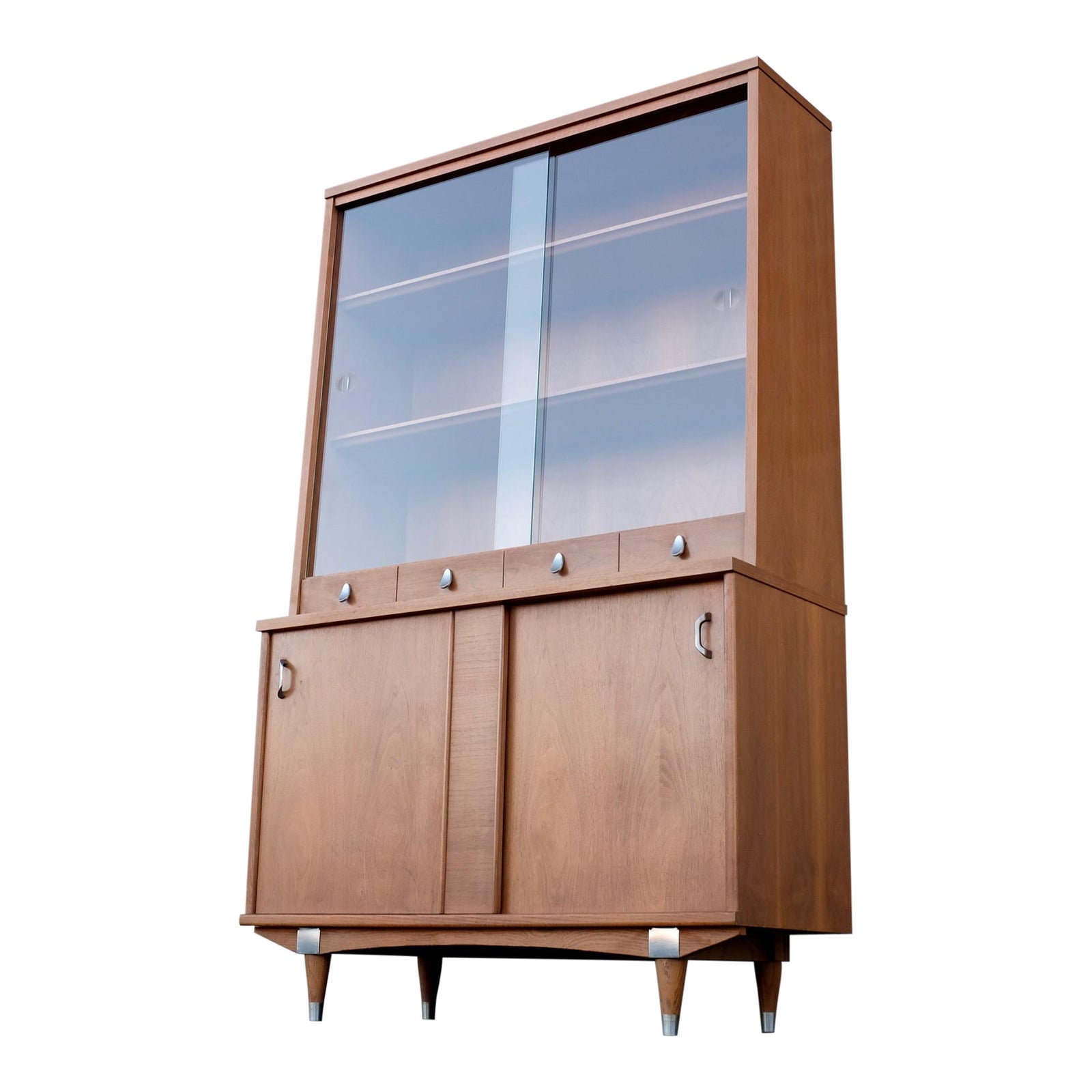Mid Century Modern Keller Furniture Valkerie Hutch by Edmond Spence Chairish