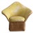 1970s McGuire Company Rattan Lounge Chair, Wicker For Sale