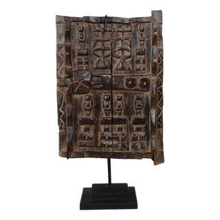Dogon Granary Door on Stand For Sale