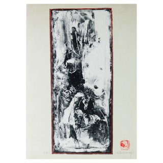Dang Lebadang, Le Cheval, 20th Century, Color Etching For Sale