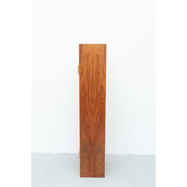 1960s Wall Shelf in Walnut by Walter Wirz for Wilhelm Renz, 1960s For Sale - Image 5 of 9