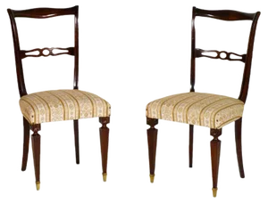 Set of Vintage Mahogany Side Chairs