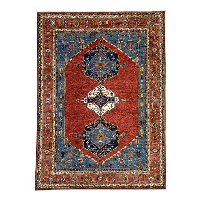 Oriental Handmade Rug 8'11" x 12'4" For Sale