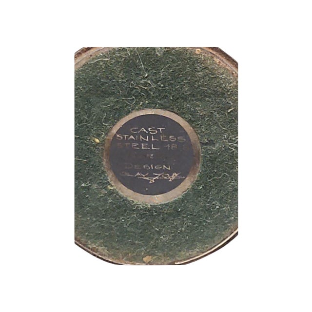 1970s 1970s Olav Joff Brutalist Candlesticks for Spode - A Pair For Sale - Image 5 of 5