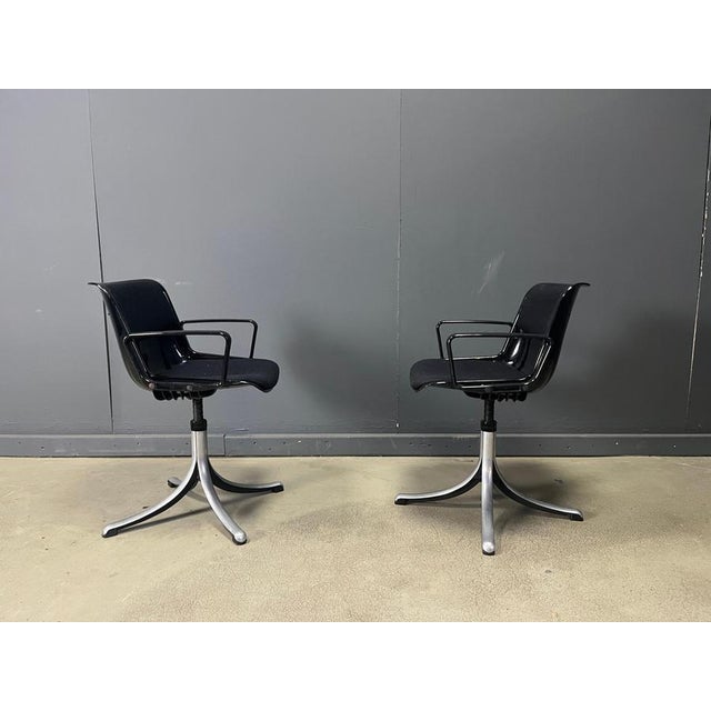 1970s Modus Chairs by Osvaldo Borsani for Tecno, 1970s, Set of 2 For Sale - Image 5 of 11