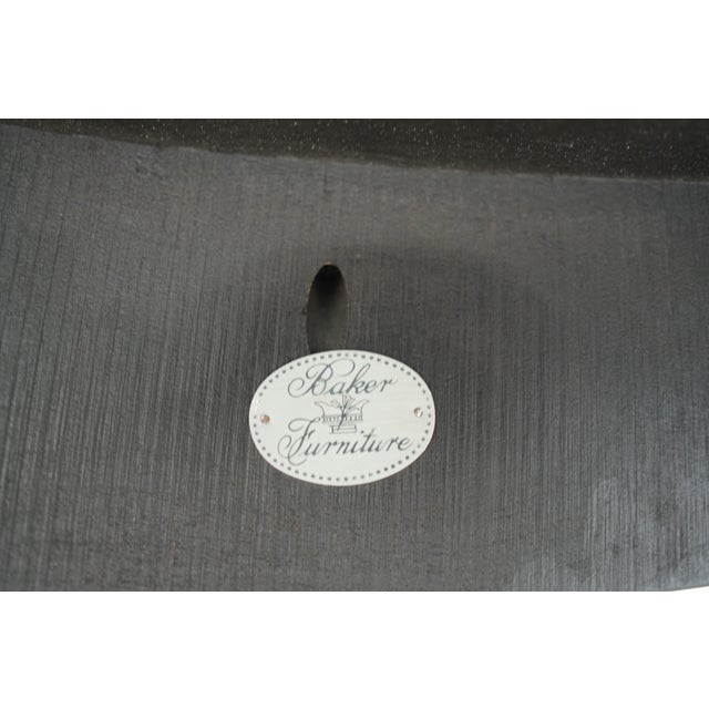 Vintage Baker Furniture French Provincial Extension Dining Table For Sale - Image 16 of 17