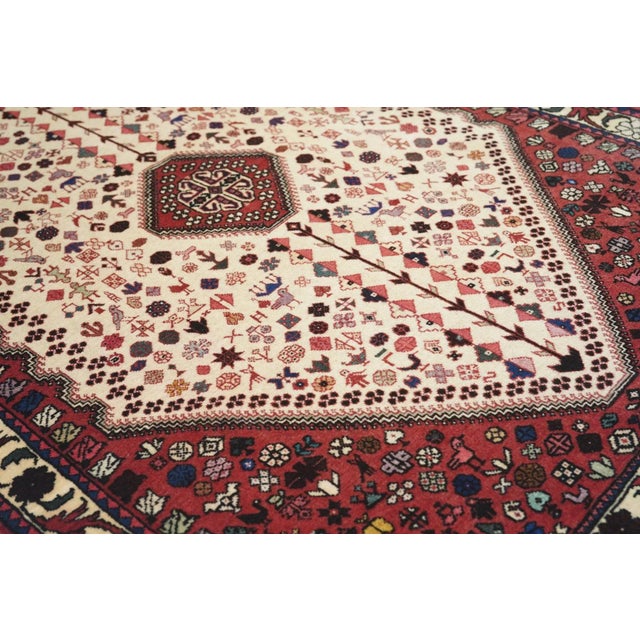 1960s Vintage Bidjar Rug 3'5'' x 4'9'' For Sale In New York - Image 6 of 11