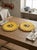 Vintage French Country Yellow Ceramic Rooster Placemats / Trivets - a Pair For Sale - Image 11 of 12