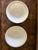 Yellow Set of Two Mid Century Peking Glass Bowls, Yellow Overlay Glass, Asian Decorative Art Glass For Sale - Image 8 of 9