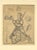 Heinrich Schlitt, German Medieval Costume Studies, 1875, Graphite Drawing For Sale - Image 3 of 5