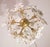 Murano Style Chandelier White Flowers, 1970 For Sale - Image 10 of 12