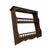 Brown Vintage French Provincial Wall-Mounted Plate Rack With Turned Spindles, 1980s For Sale - Image 8 of 9
