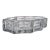 Mid 20th Century Large Bacarrat Crystal Centerpiece Bowl For Sale