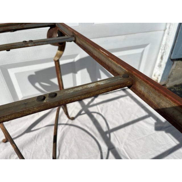 Vintage Iron Console Table For Sale - Image 11 of 13