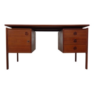 Danish Teak Desk from Gasvig GV Møbler, 1960s For Sale